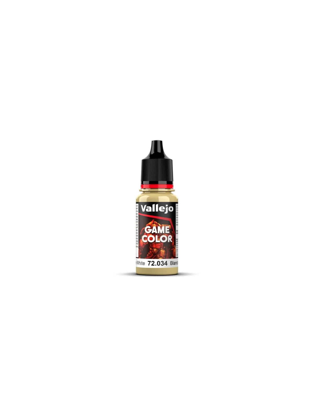 Blanco Hueso Game Color Vallejo 18 ml (72034) de Vallejo en Game Color | La Cueva Roja