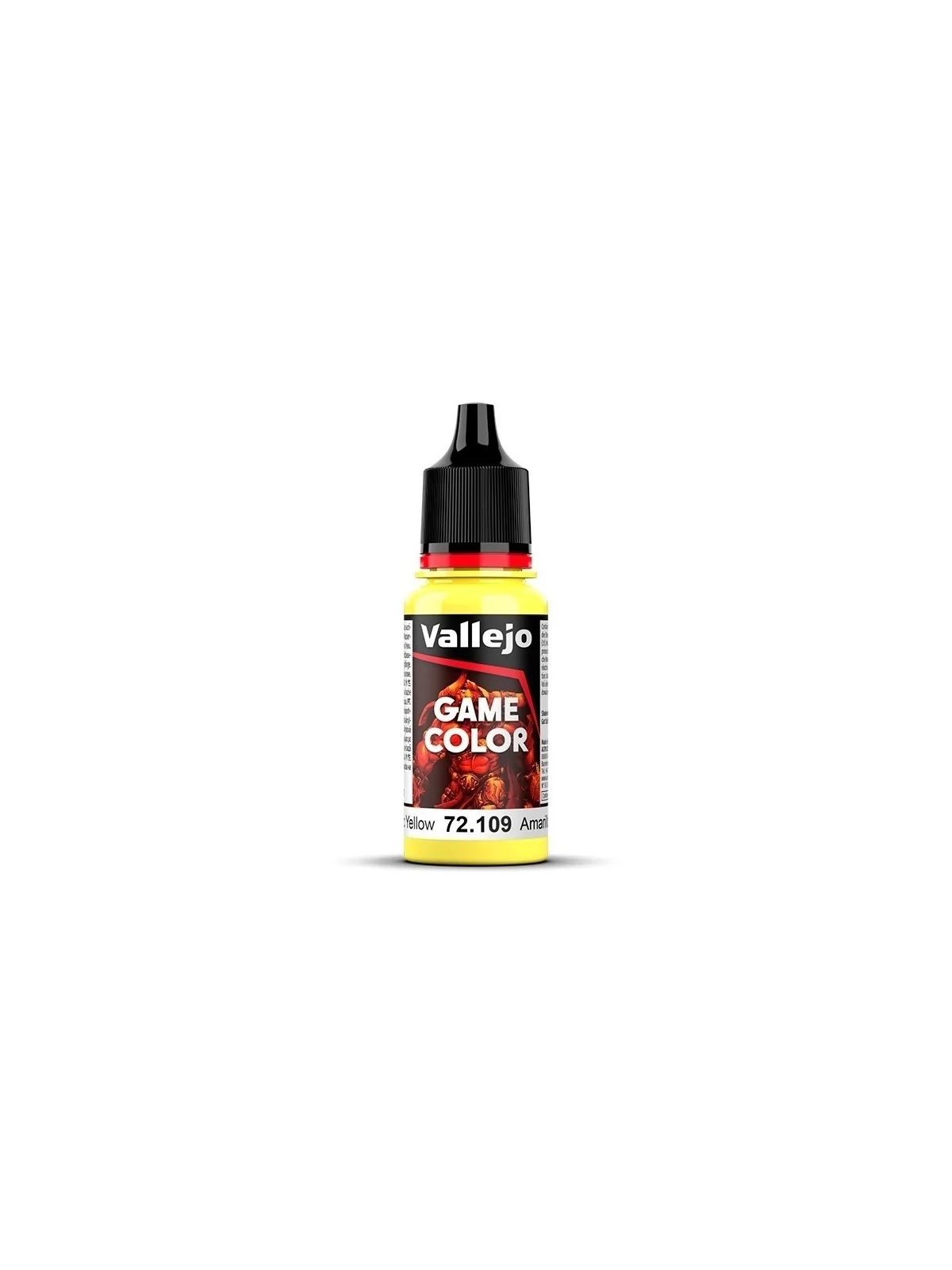 Amarillo Tóxico Game Color Vallejo 18 ml (72109) de Vallejo en Game Color | La Cueva Roja