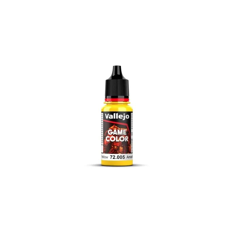 Amarillo Lunar Game Color Vallejo 18 ml (72005) de Vallejo en Game Color | La Cueva Roja