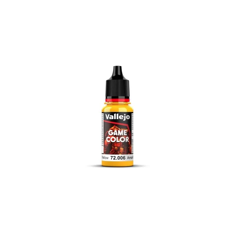 Amarillo Soleado Game Color Vallejo 18 ml (72006) de Vallejo en Game Color | La Cueva Roja