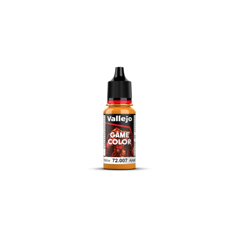 Amarillo Dorado Game Color Vallejo 18 ml (72007) de Vallejo en Game Color | La Cueva Roja