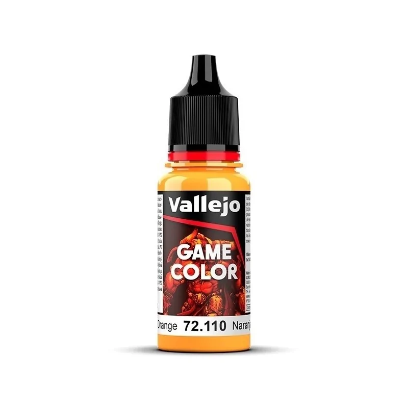 Naranja Atardecer Game Color Vallejo 18 ml (72110) de Vallejo en Game Color | La Cueva Roja