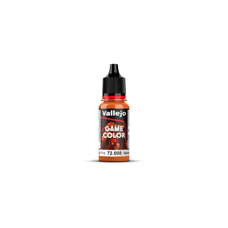 Naranja Fuego Game Color Vallejo 18 ml (72008) de Vallejo en Game Color | La Cueva Roja