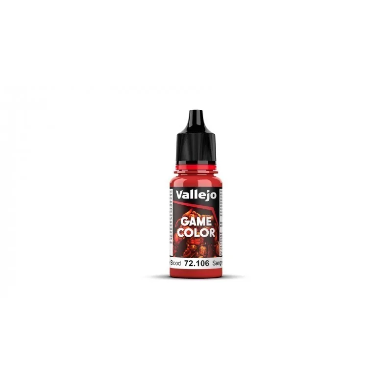 Sangre Escarlata Game Color Vallejo 18 ml (72106) de Vallejo en Game Color | La Cueva Roja