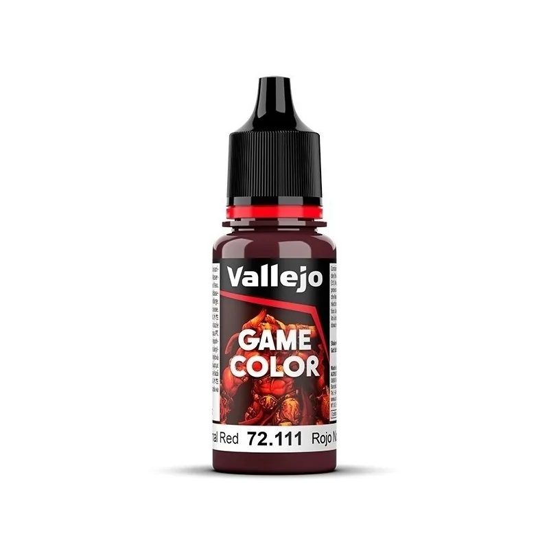 Rojo Nocturno Game Color Vallejo 18 ml (72111) de Vallejo en Game Color | La Cueva Roja