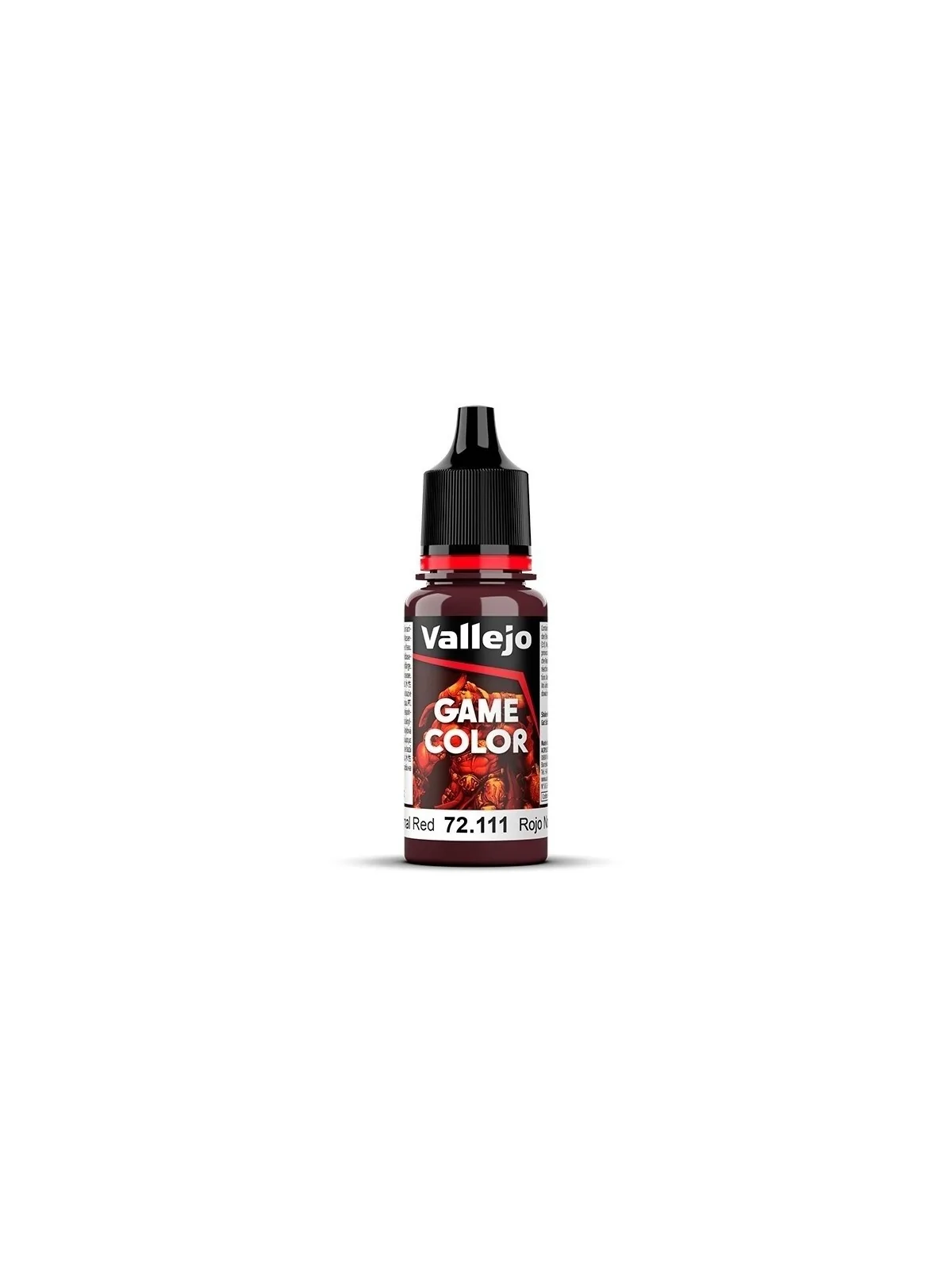 Rojo Nocturno Game Color Vallejo 18 ml (72111) de Vallejo en Game Color | La Cueva Roja