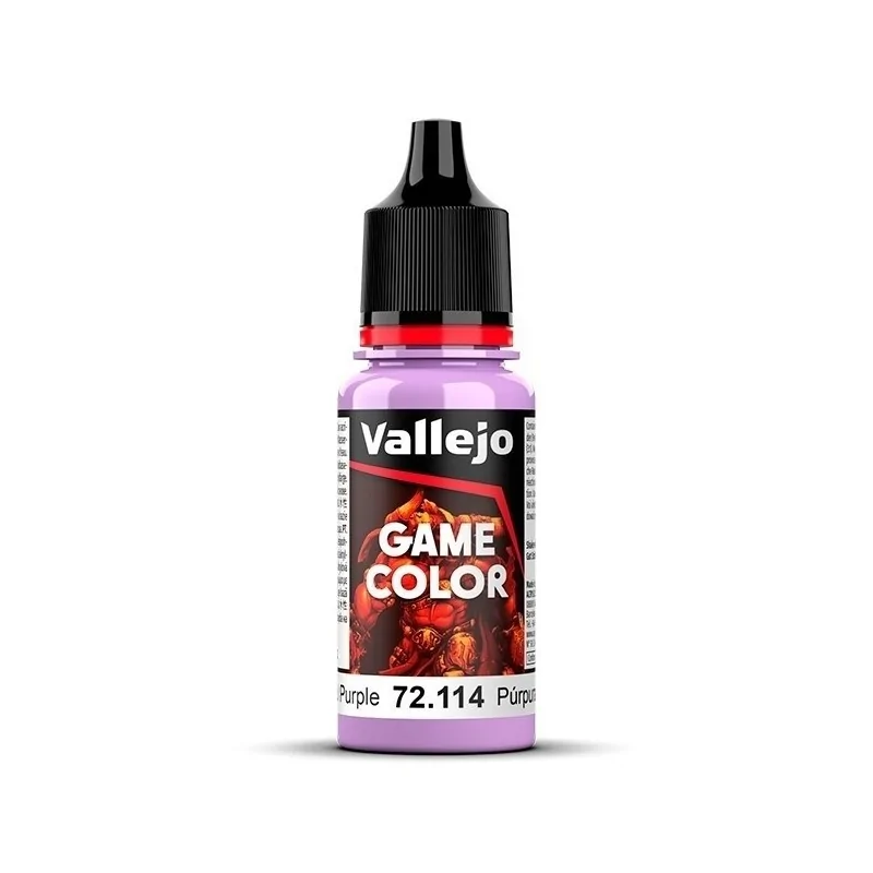 Púrpura Lujurioso Game Color Vallejo 18 ml (72114) de Vallejo en Game Color | La Cueva Roja