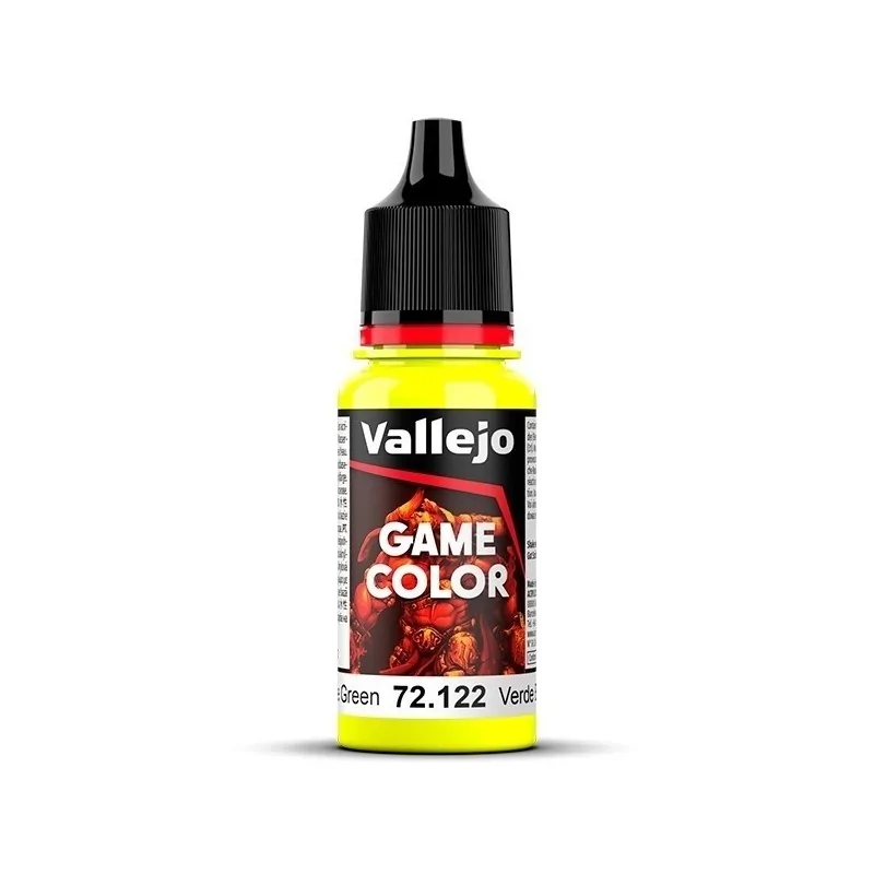 Verde Bilioso Game Color Vallejo 18 ml (72122) de Vallejo en Game Color | La Cueva Roja