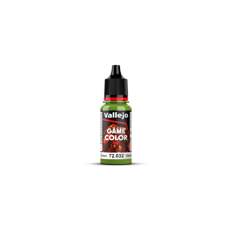 Verde Goblin Game Color Vallejo 18 ml (72030) de Vallejo en Game Color | La Cueva Roja