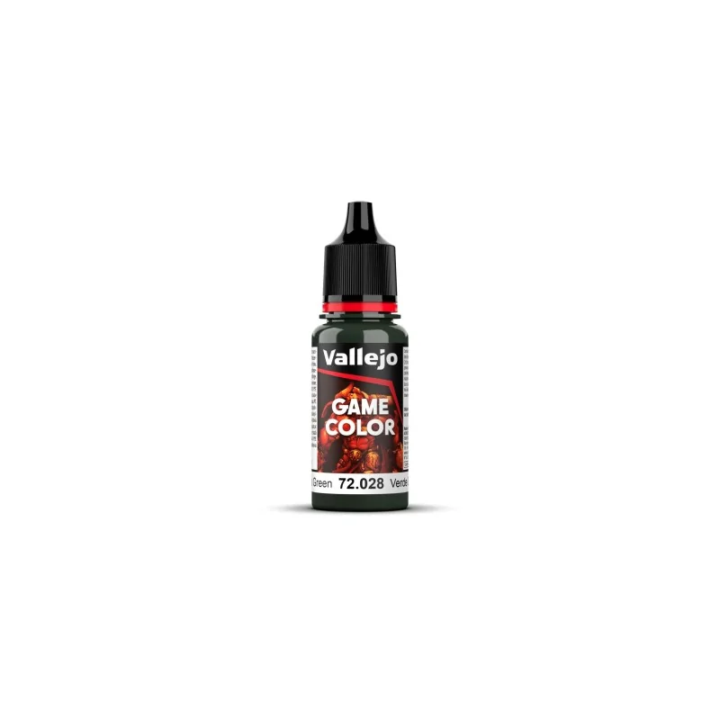 Verde Oscuro Game Color Vallejo 18 ml (72028) de Vallejo en Game Color | La Cueva Roja