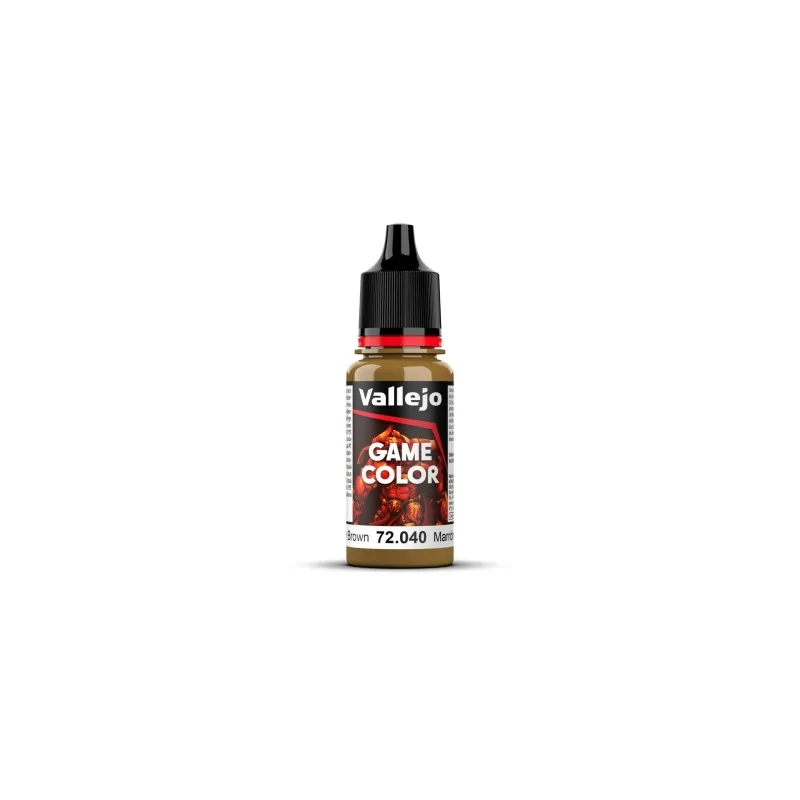 Marrón Cuero Game Color Vallejo 18 ml (72040) de Vallejo en Game Color | La Cueva Roja