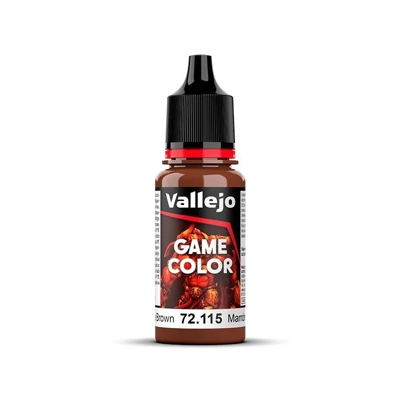 Marrón Mugre Game Color Vallejo 18 ml (72115) de Vallejo en Game Color | La Cueva Roja