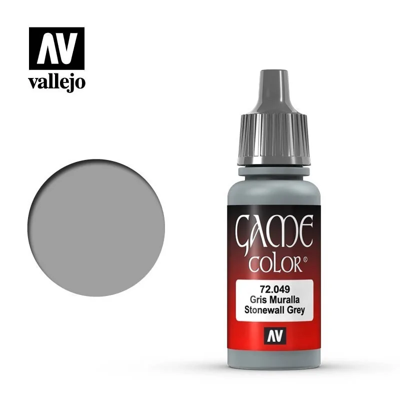 Gris Muralla Game Color Vallejo 18 ml (72049) de Vallejo en Game Color | La Cueva Roja