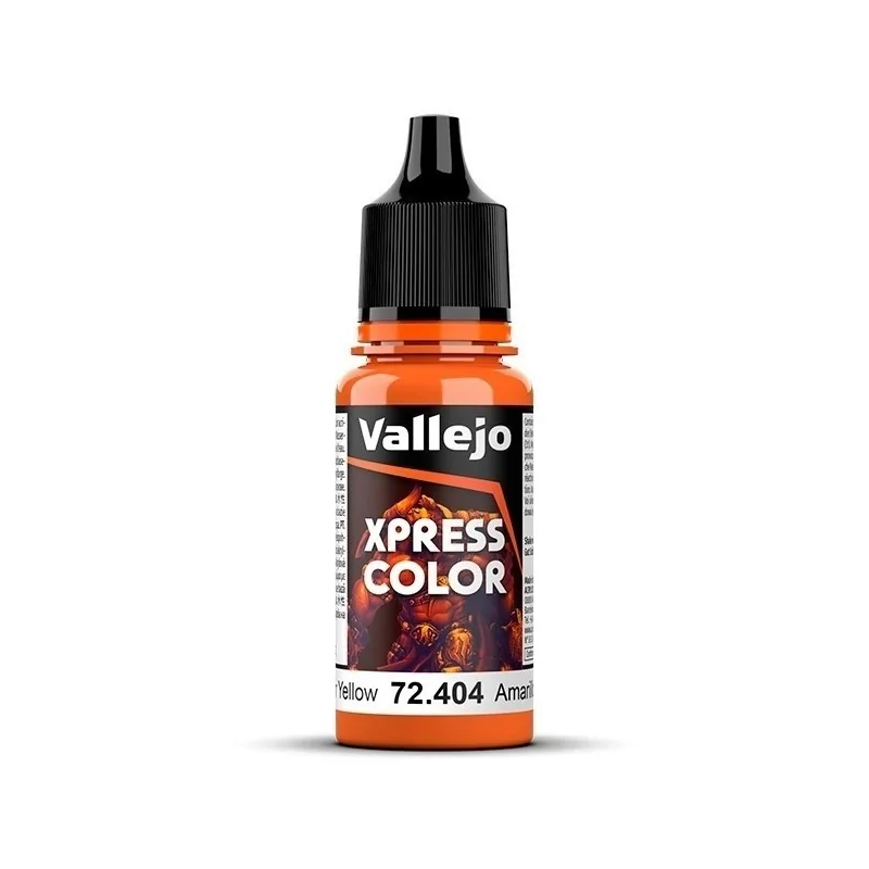 Amarillo Nuclear Game Color Xpress Vallejo 18 ml (72404) de Vallejo en Xpress Color | La Cueva Roja
