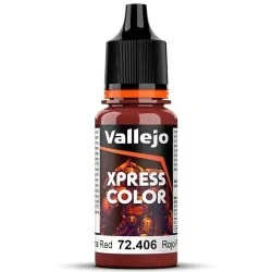 Rojo Plasma Game Color Xpress Vallejo 18 ml (72406) de Vallejo en Xpress Color | La Cueva Roja
