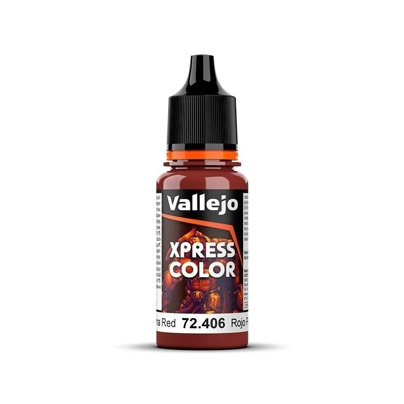 Rojo Plasma Game Color Xpress Vallejo 18 ml (72406) de Vallejo en Xpress Color | La Cueva Roja
