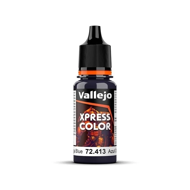 Azul Omega Game Color Xpress Vallejo 18 ml (72413) de Vallejo en Xpress Color | La Cueva Roja