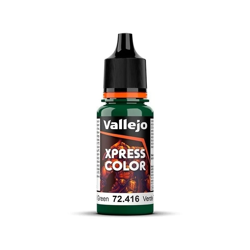 Verde Trol Game Color Xpress Vallejo 18 ml (72416) de Vallejo en Xpress Color | La Cueva Roja