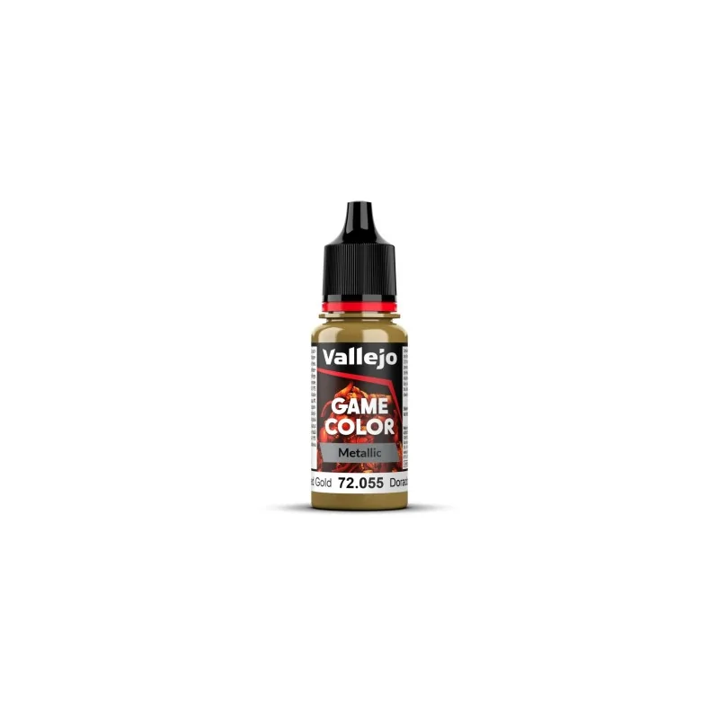 Dorado Pulido Oscuro Game Color Metal Vallejo 18 ml (72055) de Vallejo en Game Color | La Cueva Roja