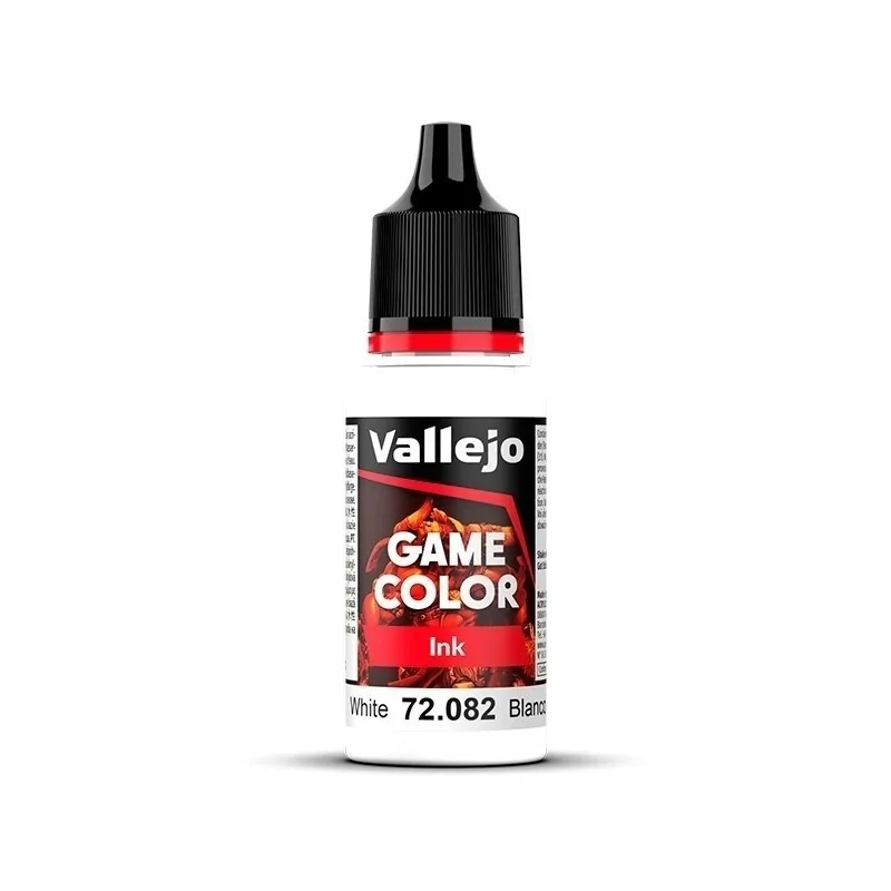 Blanco Game Color Ink Tinta Vallejo 18 ml (72082) de Vallejo en Game Color | La Cueva Roja