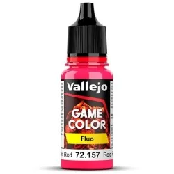 Rojo Fluorescente Game Color Fluo Vallejo 18 ml (72157) de Vallejo en Game Color | La Cueva Roja