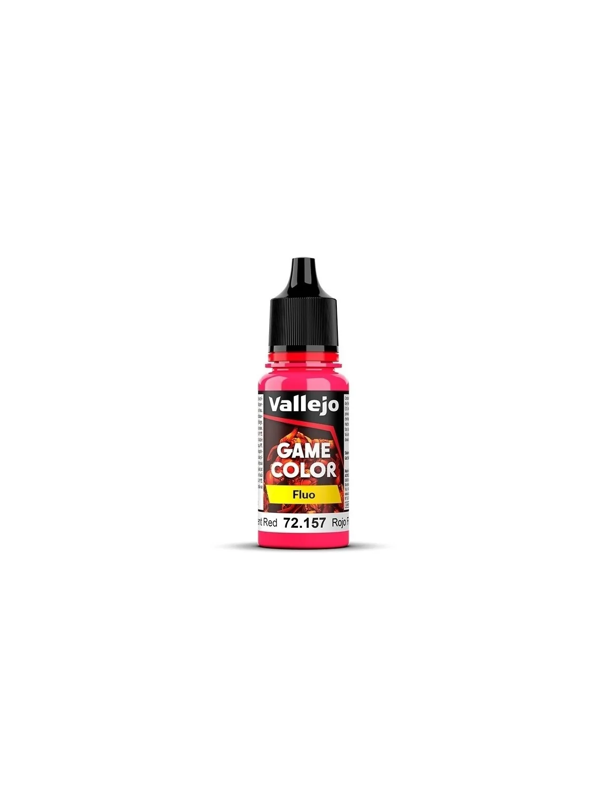 Rojo Fluorescente Game Color Fluo Vallejo 18 ml (72157) de Vallejo en Game Color | La Cueva Roja