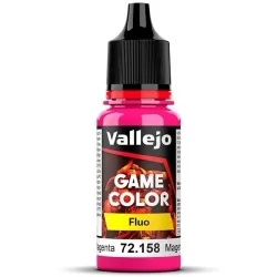 Magenta Fluorescente Game Color Fluo Vallejo 18 ml (72158) de Vallejo en Game Color | La Cueva Roja