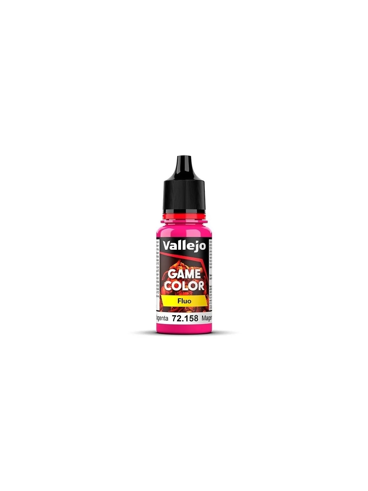 Magenta Fluorescente Game Color Fluo Vallejo 18 ml (72158) de Vallejo en Game Color | La Cueva Roja