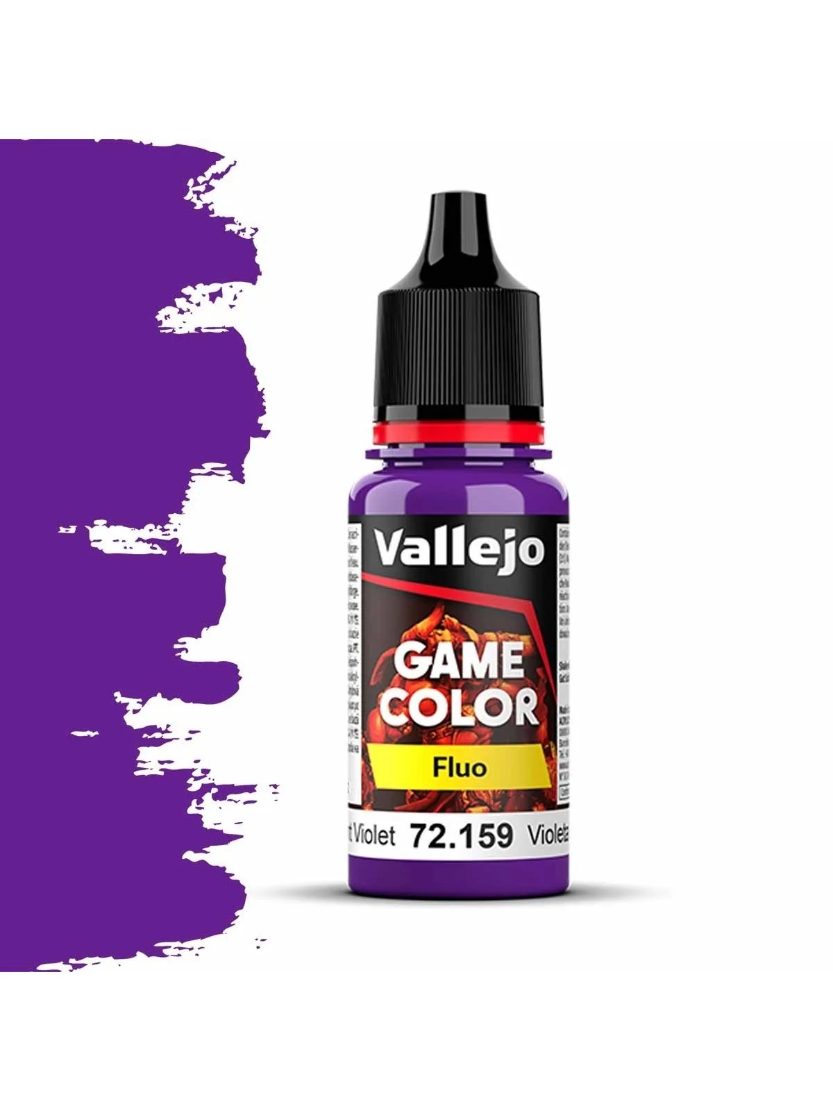 Violeta Fluorescente Game Color Fluo Vallejo 18 ml (72159) de Vallejo en Game Color | La Cueva Roja