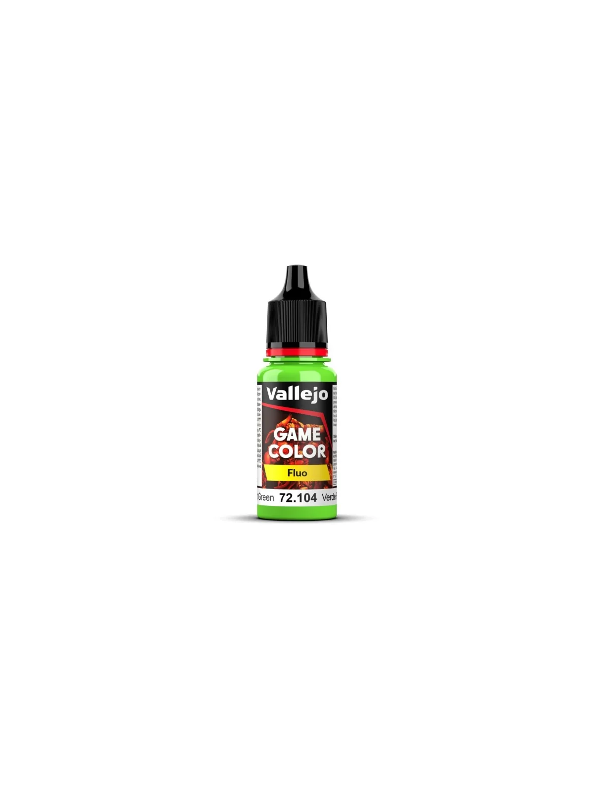 Verde Fluorescente Game Color Fluo Vallejo 18 ml (72104) de Vallejo en Game Color | La Cueva Roja