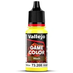 Amarillo Game Color Wash Lavado Vallejo 18 ml (73208) de Vallejo en Game Color | La Cueva Roja