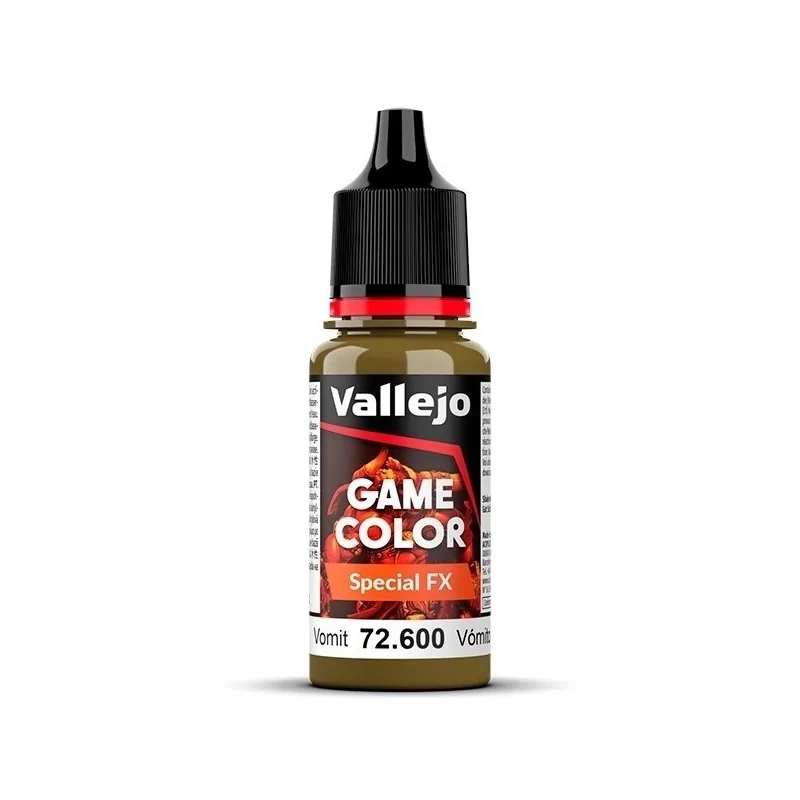 Vómito Game Color Special FX Vallejo 18 ml (72600) de Vallejo en Game Color | La Cueva Roja