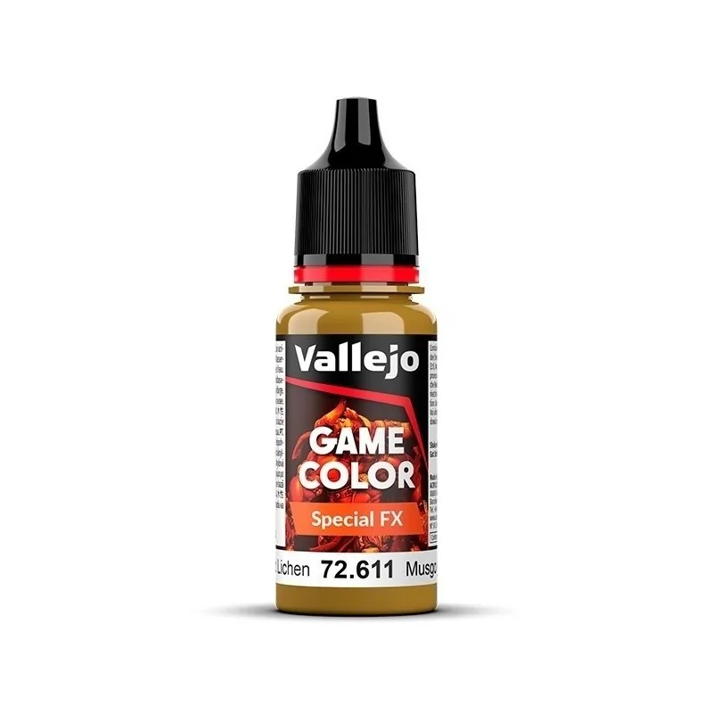 Musgo y Liquen Game Color Special FX Vallejo 18 ml (72611) de Vallejo en Game Color | La Cueva Roja