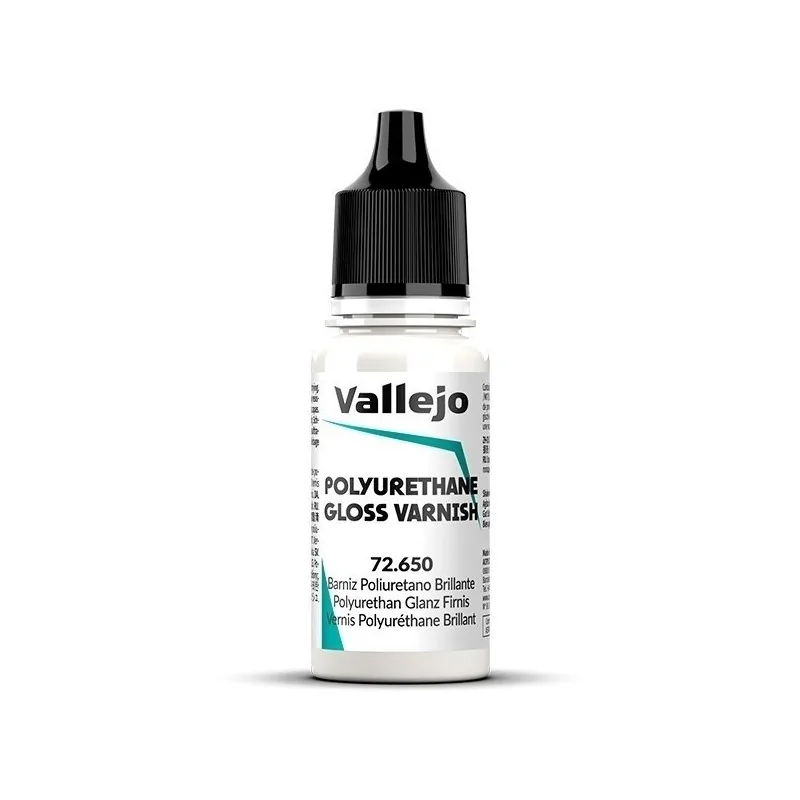 Barniz Poliuretano Brillante Game Color Auxiliares Vallejo 18 ml (72650) de Vallejo en Game Color | La Cueva Roja
