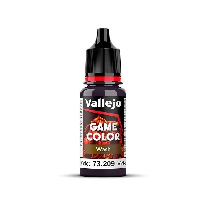 Violeta Game Color Wash Lavado Vallejo 18 ml (73209) de Vallejo en Game Color | La Cueva Roja