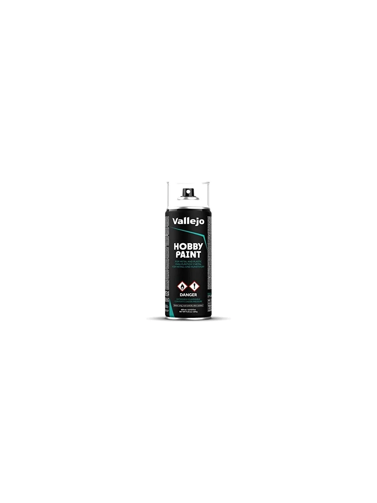 Dunkelgrau Spray Aerosol Vallejo 400 ml (28002) de Vallejo en Spray | La Cueva Roja