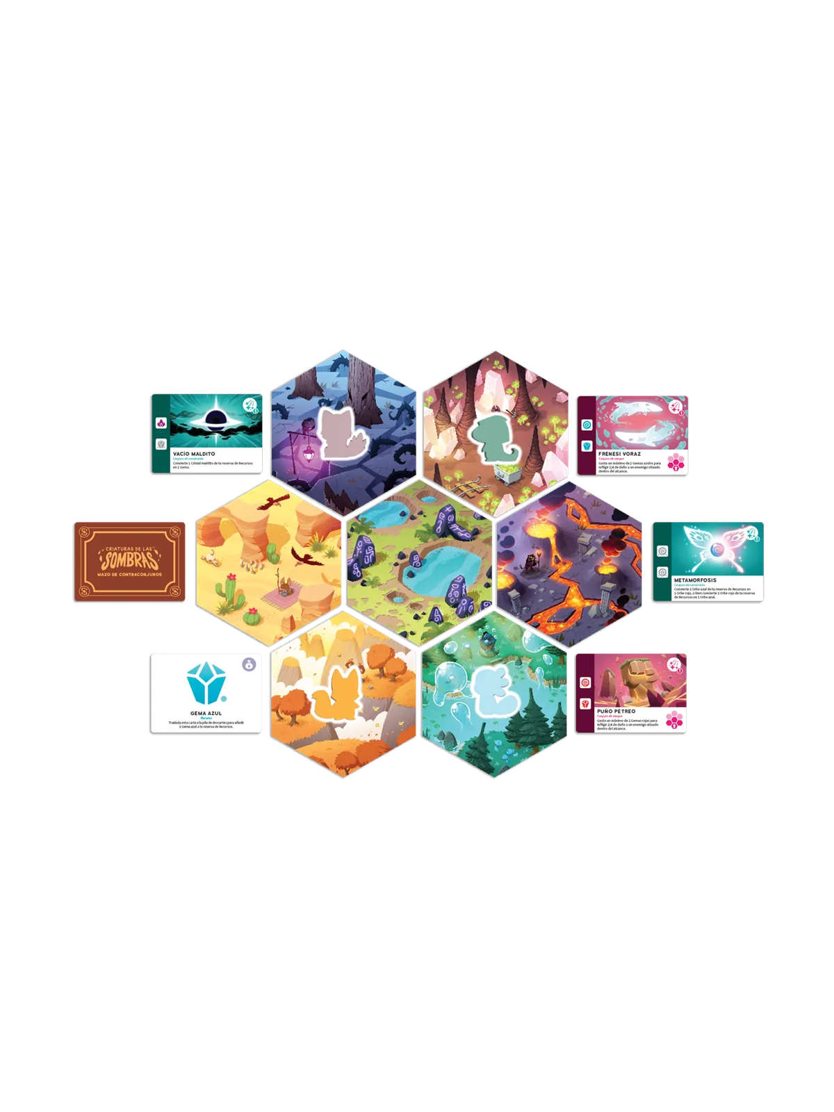 Criaturas de las Sombras de TeeTurtle en Juegos de Tablero | La Cueva Roja
