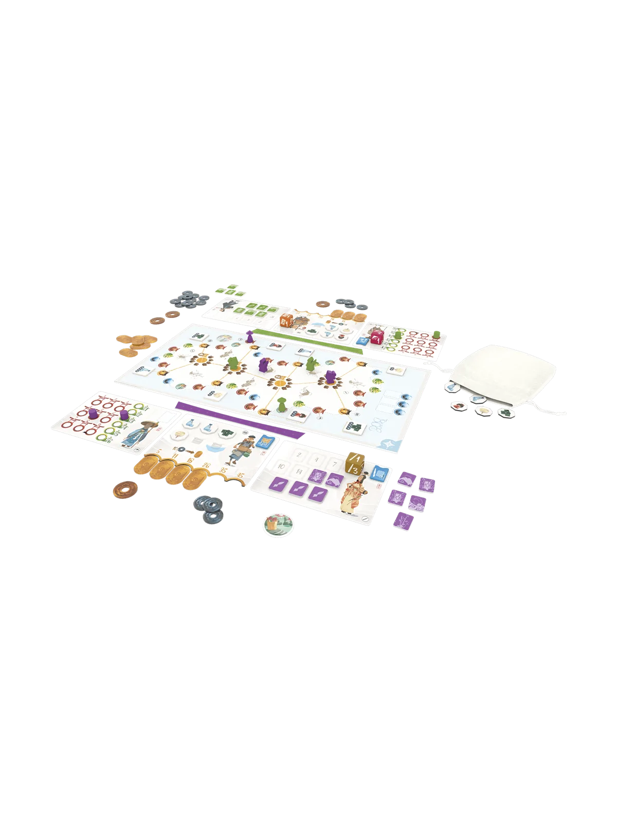 Tokaido Duo de Funforge en Juegos de Tablero | La Cueva Roja