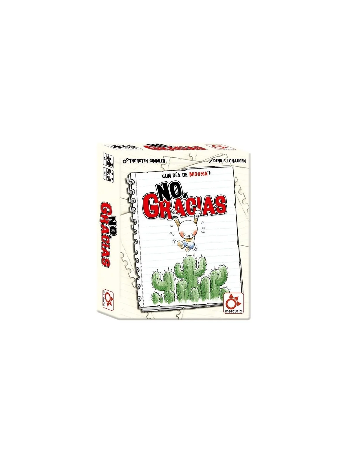 No gracias de Mercurio Distribuciones en Juegos de Cartas | La Cueva Roja