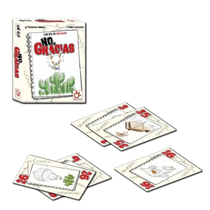 No gracias de Mercurio Distribuciones en Juegos de Cartas | La Cueva Roja