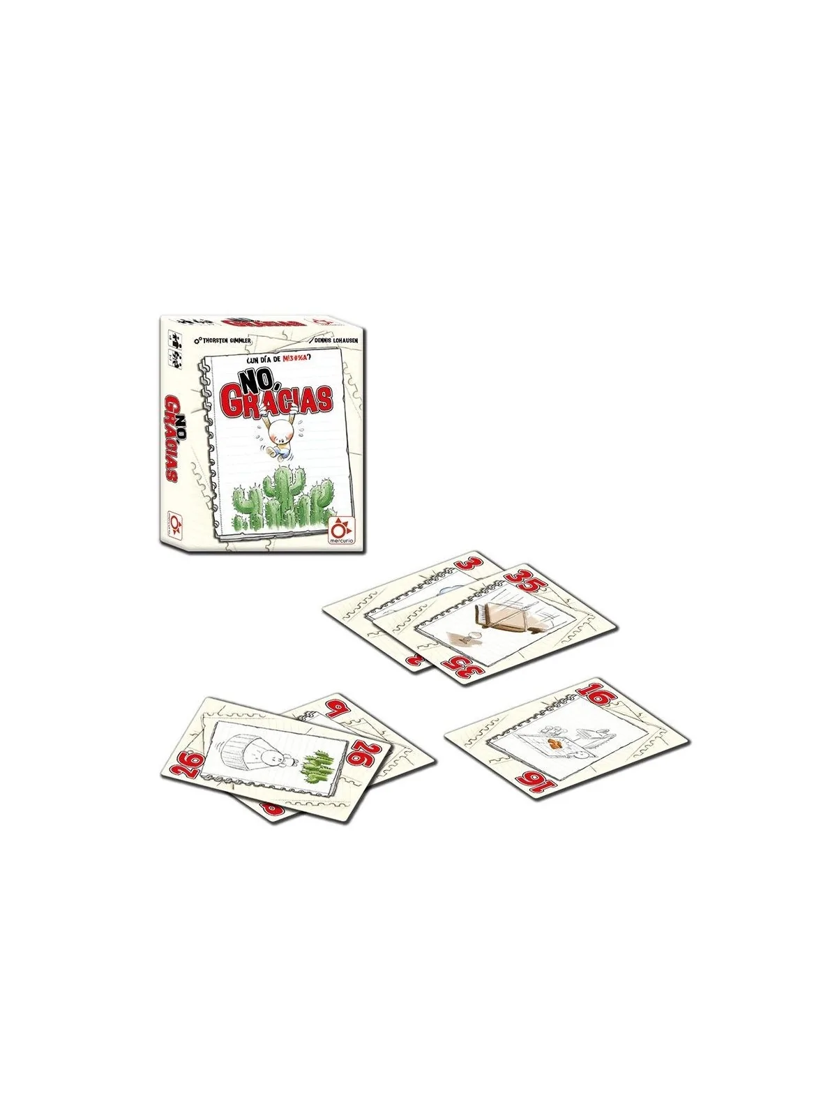 No gracias de Mercurio Distribuciones en Juegos de Cartas | La Cueva Roja