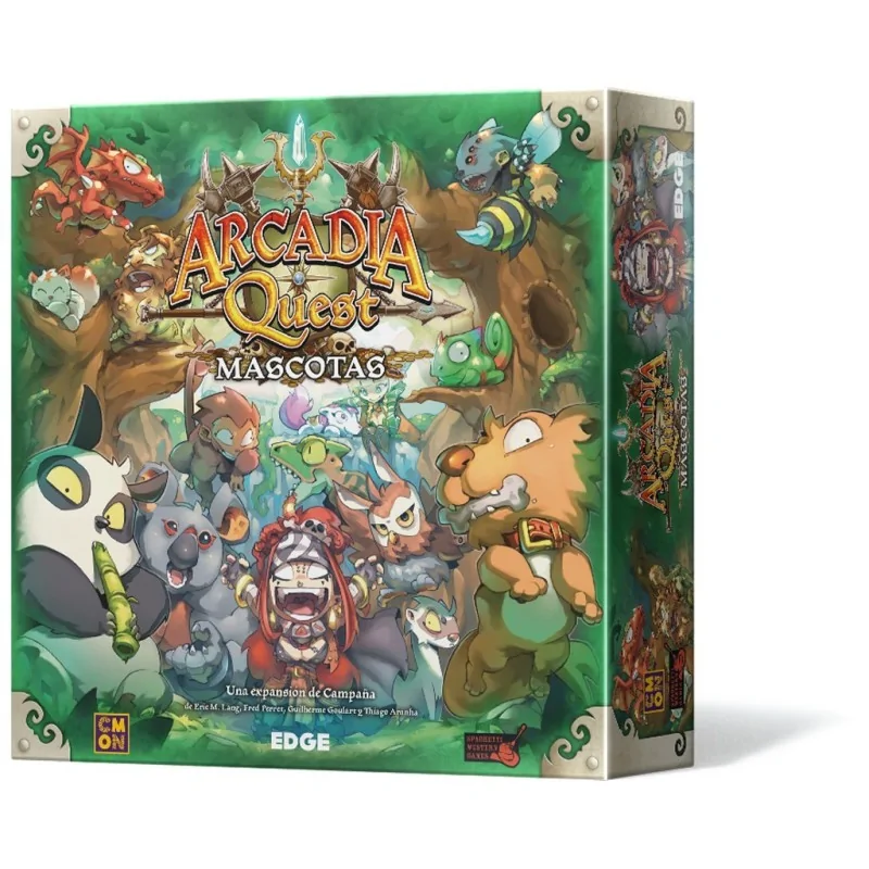 Arcadia Quest Mascotas de CMON en Juegos de Tablero | La Cueva Roja