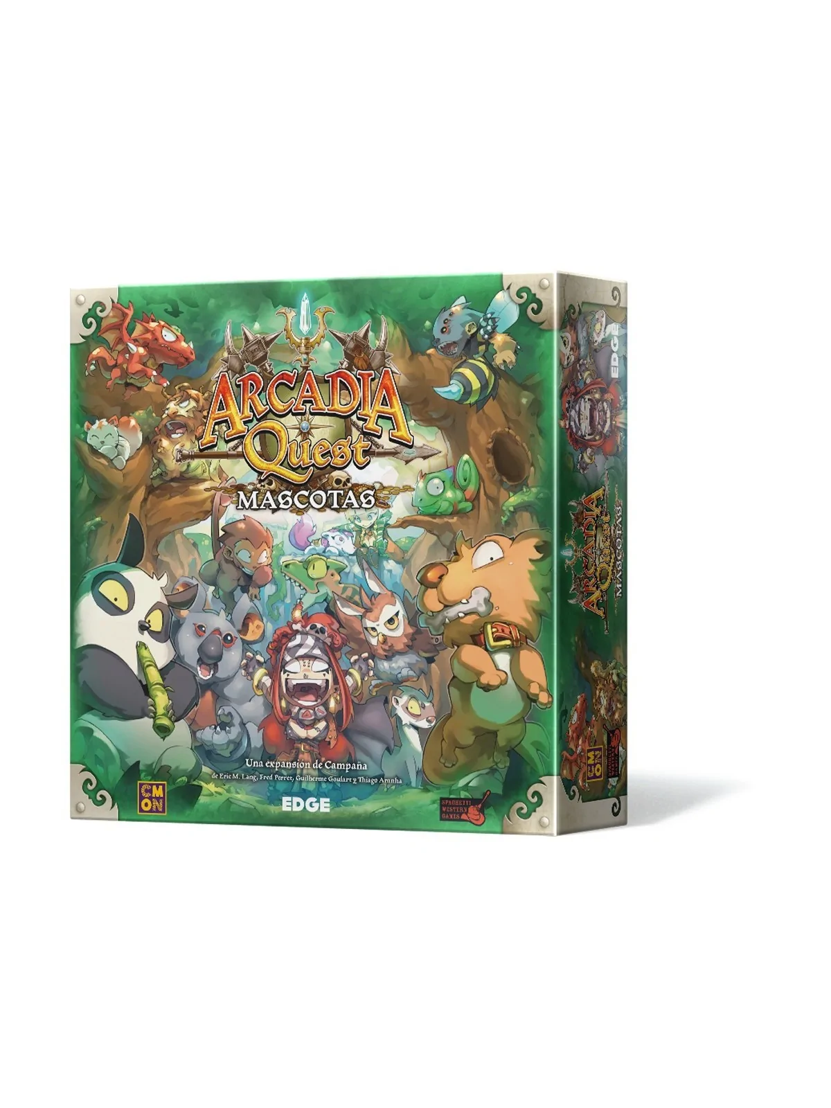 Arcadia Quest Mascotas de CMON en Juegos de Tablero | La Cueva Roja