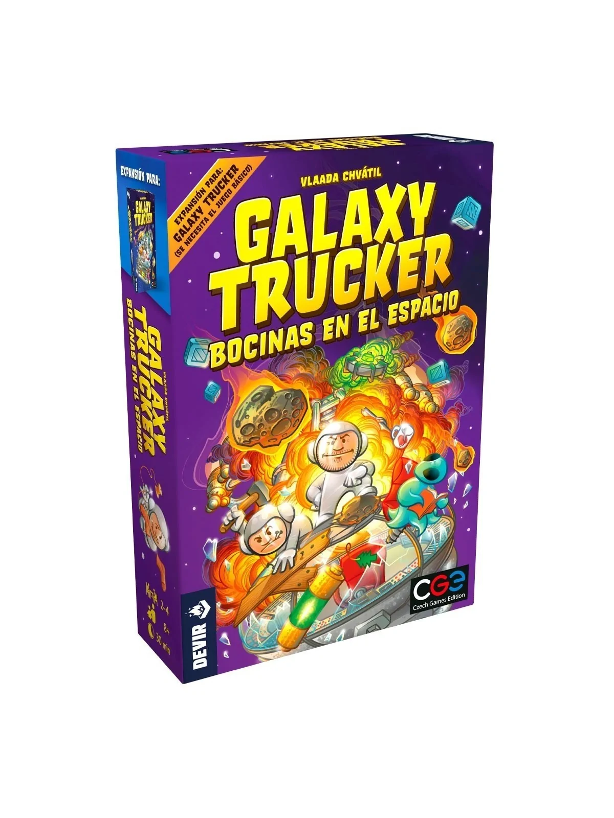 Galaxy Trucker: Bocinas en el Espacio de Devir en Juegos de Tablero | La Cueva Roja