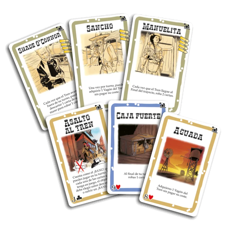 Bang! El Gran Asalto al Tren de dV Giochi en Juegos de Cartas | La Cueva Roja