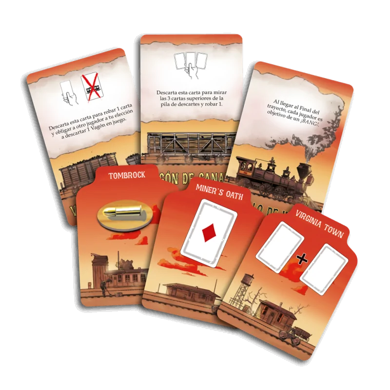 Bang! El Gran Asalto al Tren de dV Giochi en Juegos de Cartas | La Cueva Roja