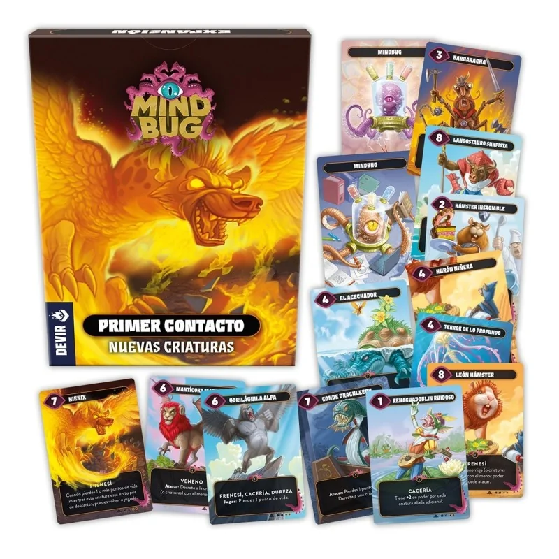 Mindbug: Primer Contacto - Nuevas Criaturas de Devir en Juegos de Cartas | La Cueva Roja