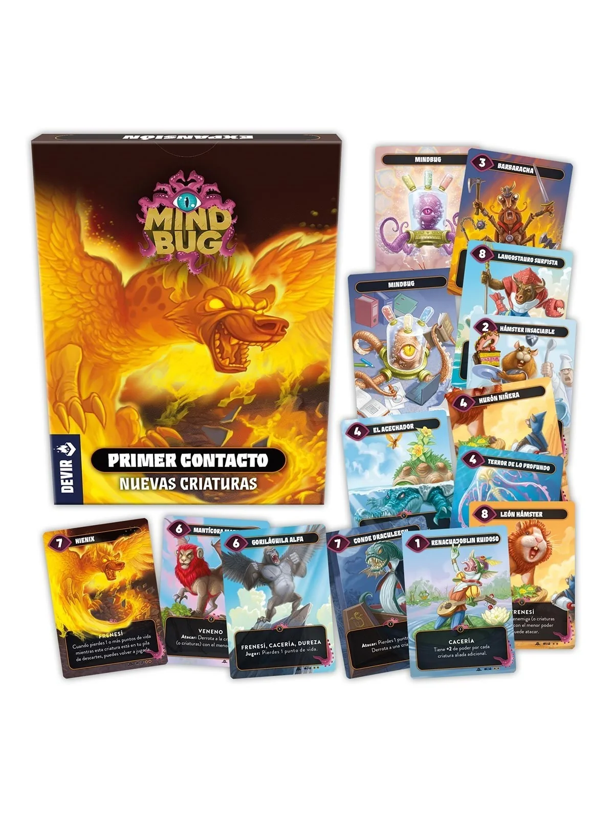 Mindbug: Primer Contacto - Nuevas Criaturas de Devir en Juegos de Cartas | La Cueva Roja