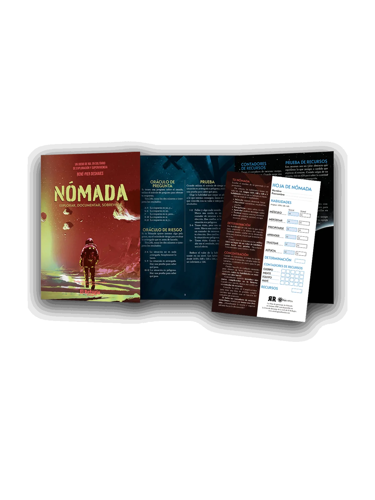 Nómada: Explorar, Documentar, Sobrevivir de El Refugio de Ryhope en Juegos de Rol | La Cueva Roja