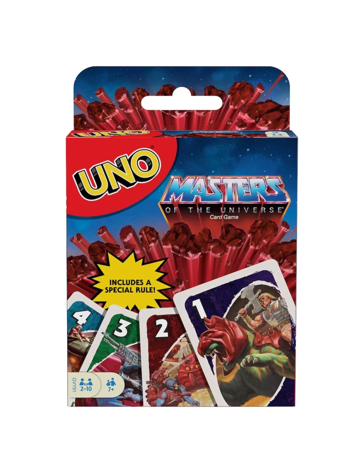 Uno Masters of the Universe de Mattel en Juegos de Tablero | La Cueva Roja